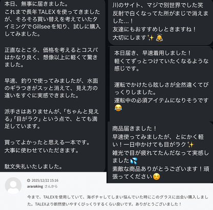 【2026年1月分 予約受付】 Gillsee | 偏光サングラス